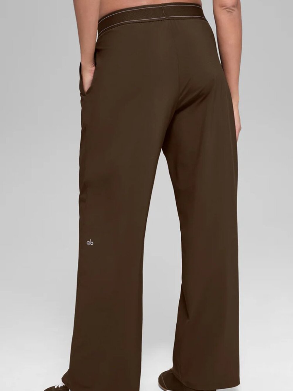 Women's 👩🏻💼ALO Yoga Suit Up Trouser Coffee Brown🦋(Regular Size XXS) - Picture 8 of 8